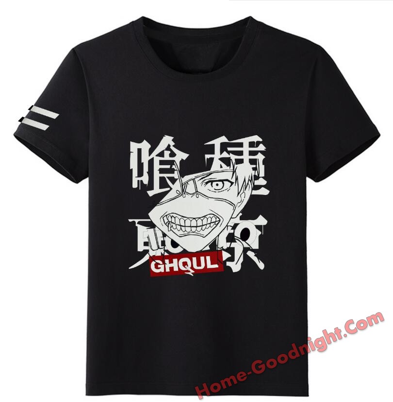 Tokyo Ghoul black Men Anime Fashion T-shirts